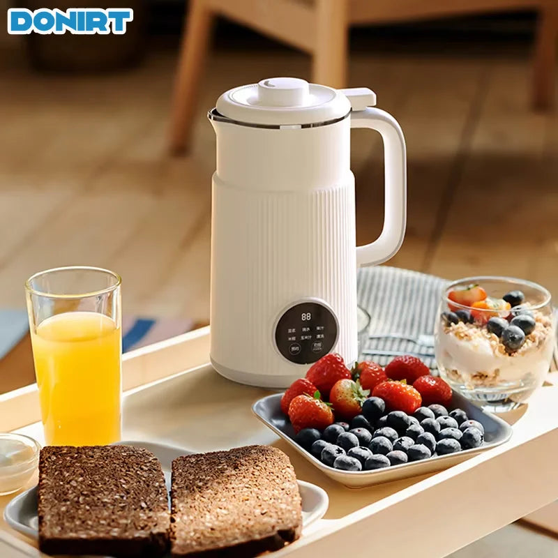 800ml/1200ml Soybean Milk Machine High Speed Blenders Electric Juicer Filter-free Soy Milk Maker Blender Mixer Fresh Juice Maker