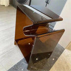 Acrylic Simple Modern Creative Living Room Coffee Table Beside Sofa Nordic Light Luxury Bedroom Bedside Table Art Corner Table