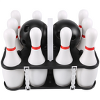 1 Set Bowling Set for Kids & Adults 2 Ball with 10 Pins for Family Kids and Adults Backyard Skittles