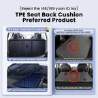 YZ For Tesla Model Y Juniper 2021-2025 TPE Trunk Rear Seat Back Cover Backrest Protector Cover Protection Mat Accessories