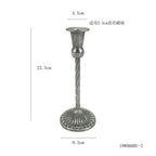 Single Headed Metal Candlestick Romantic Wedding Decorations Iron Art Candle Holders Living Room Candlelight Dinner Decoration
