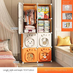 Partitions Bedroom Folding Economic Designer Wardrobe Modern Space Saving Clothes Cabinets Simple Dressers Cube Hotel Furniture