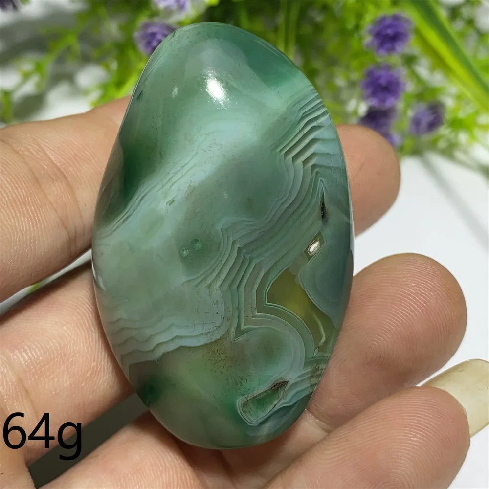 Green Agate Natural Irregular Playthings Small  Stone Healing Crystals Quartz Mineral Craft Decor Accessories Gift