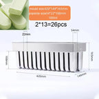 Brazil Molds Popsicle Molds With 304 Stainless Steel Mexico Paleta Ice Cream Popsicle Mould 28 Cavities