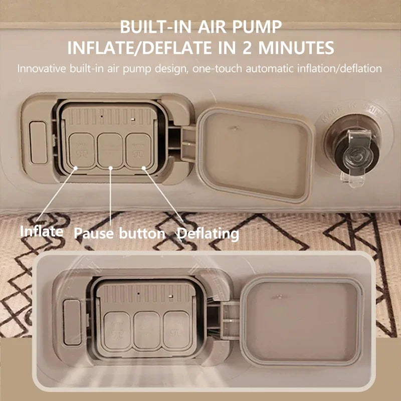 Tesla Model Y (2021-2025) Car Inflatable Mattress w/ Air Pump - Trunk Camping Air Bed