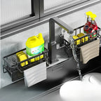 Kitchen Countertop Storage Rack Cloth Rack Multifunctional Kitchen Drain Rack Household Storage Wire Ball Sponge Drain Rack