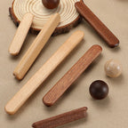 Kitchen Closet Dressing Table Wooden Furniture Handles Cabinet Door T Bar Wood Knobs Pulls Wardrobe Cupboard Drawer Pulls