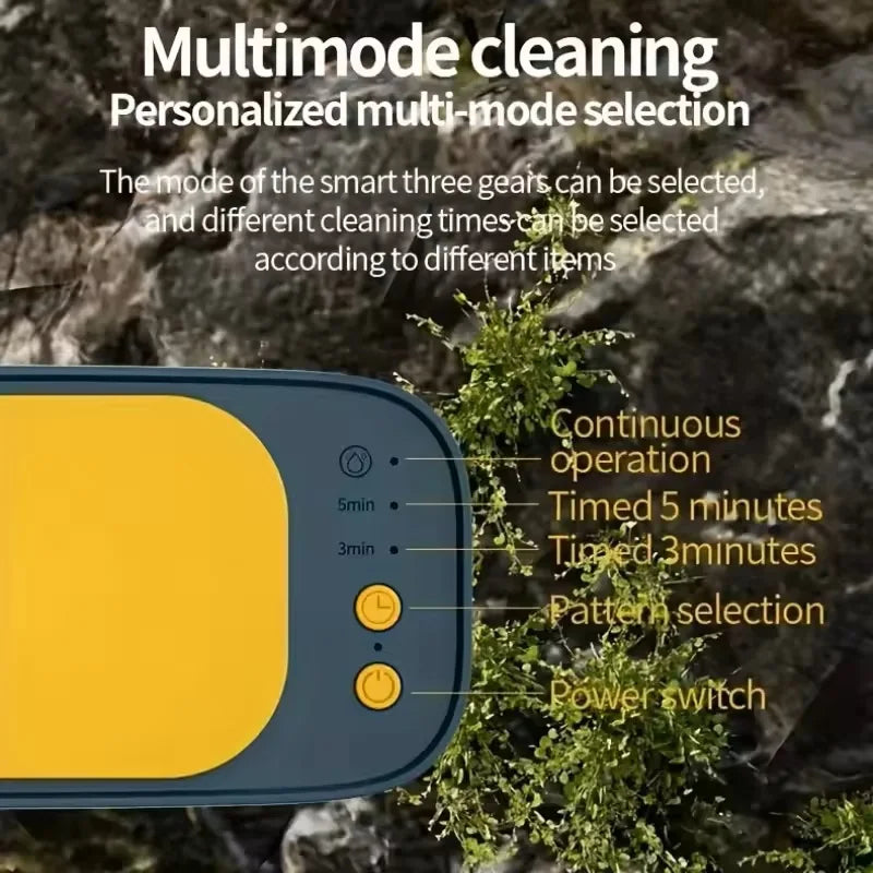 Xiaomi MIJIA Ultrasonic Cleaning Machine High Frequency Vibration USB Charging Battery 360°Jewelry Glasses Watch Ring Cleaner