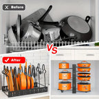 Kitchen Pot & Pan Organizer Rack (2-Pack)