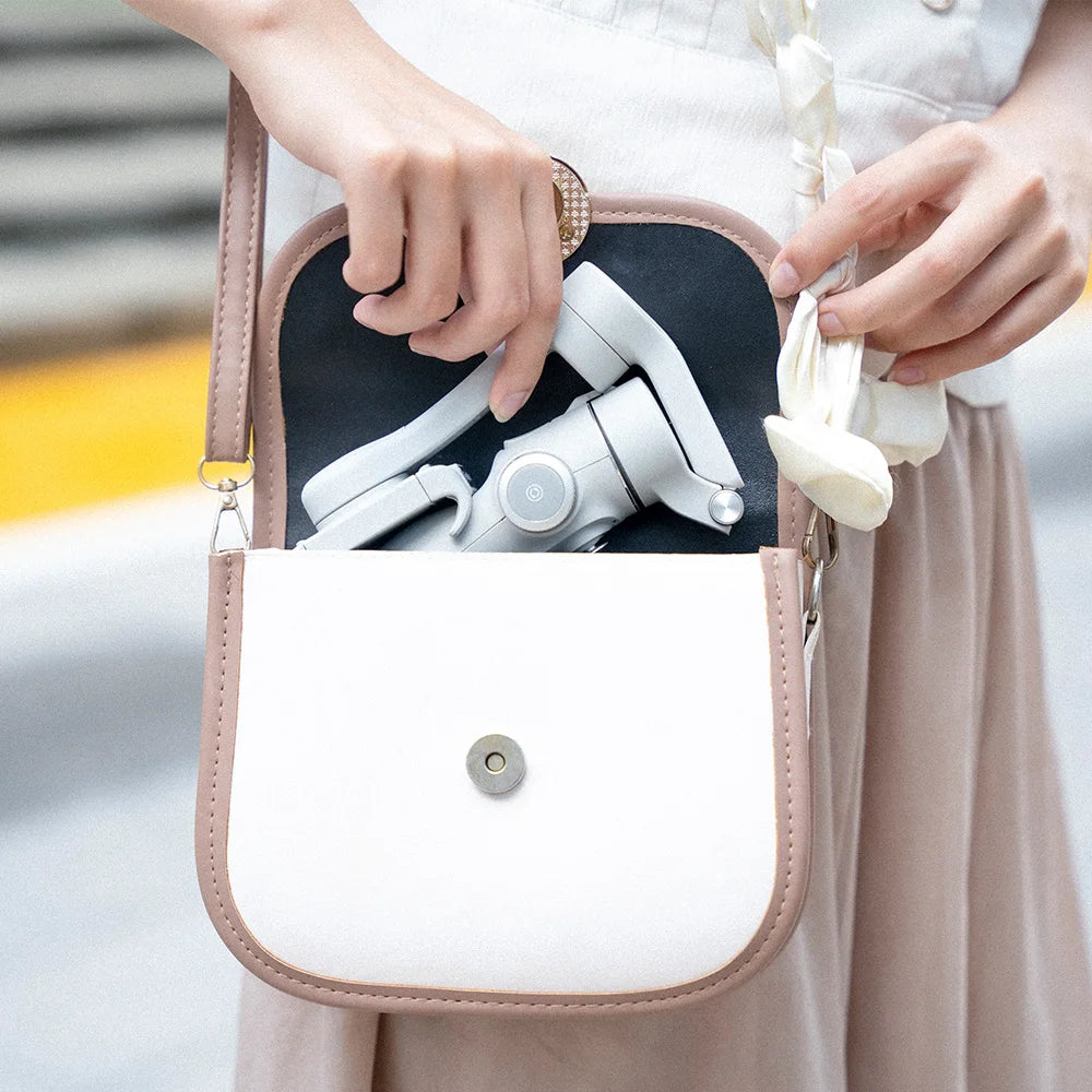 FeiyuTech VB4 Kit Smartphone Gimbal Stabilizer with AI Tracking & Integrated Fill Light, 216mm Extension Rod, for iPhone/Android