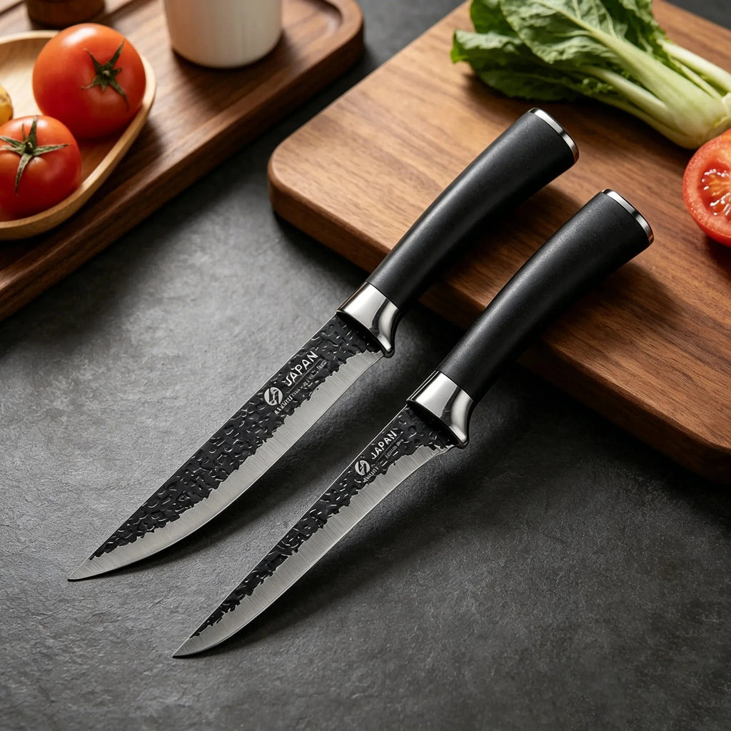 1/2-piece Kitchen Knife Set Japanese Stainless Steel Kitchen Knives With Nonslip Handles Sharp For Meat Cutting And Bone Removal