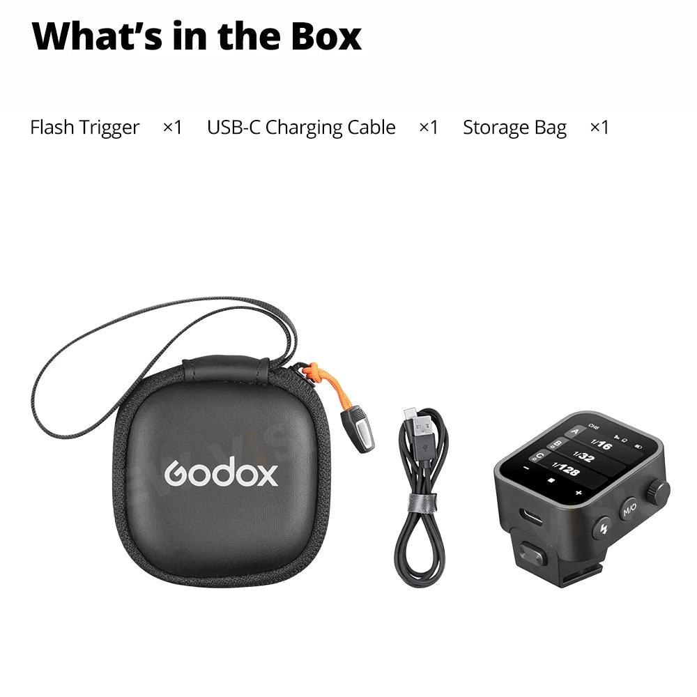 Godox X3 X3-C X3-N X3-S X3-F X3-O 2.4G Wireless Flash Trigger TTL HSS Transmitter with OLED Touchscreen for Canon Nikon Sony etc