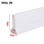 Stopper Water Barrier 5cm Height Accessories Bathroom Kitchens Silicone Transparent/Grey/black/white Brand New