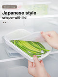Kitchen Food Sealed Crisper Containers Fresh Fruit Vegetables Steak Meat Storage Box Organizer Refrigerator Accessories