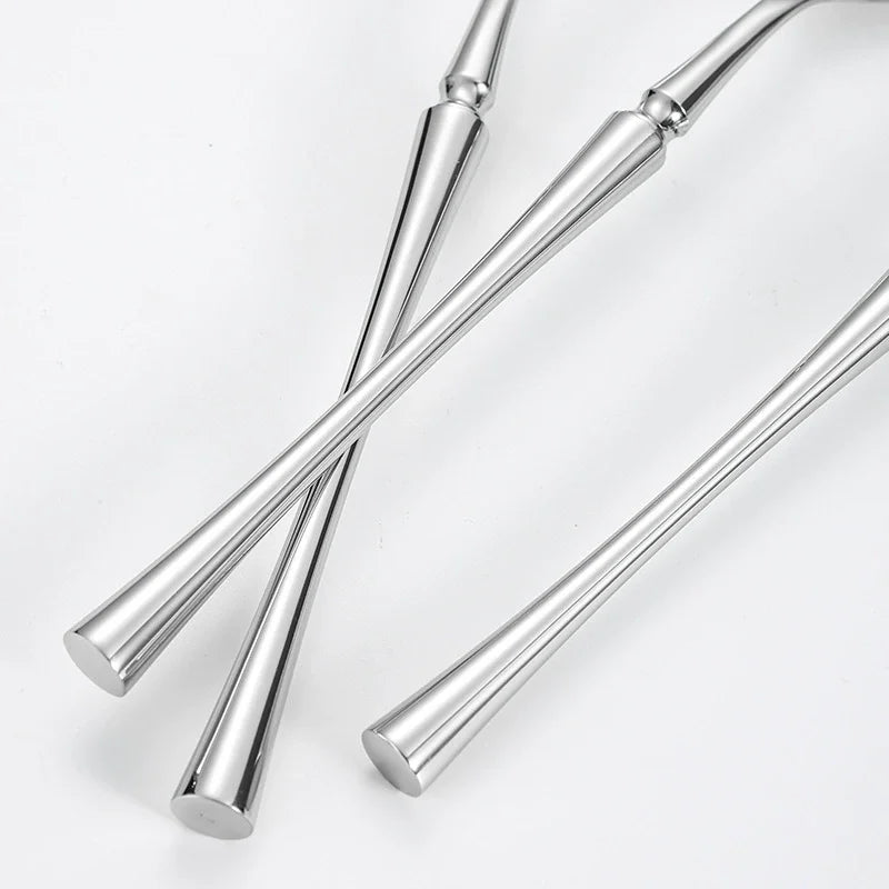 304 Stainless steel Kitchenware Cooking Utensils Set Kitchen Shovel Soup Spoon Cake Spatula Knife Serving Spoon