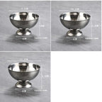 Kitchen Essential - Reusable Stainless Steel Dessert Bowls