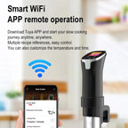 1100W Smart Sous Vide Cooker LCD Touch Immersion Circulator Accurate Cooking Digital Display APP Control Cooking Vacuum 110/220V