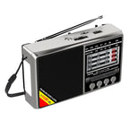 Portable Mini Radio Full Band FM/AM/SW Battery Operated Radio Player with Telescopic Antenna Emergency Radio Built-in Speaker