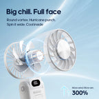 2025New Rechargeable Electric Handheld Fan 100 Speeds Adjustable Porta