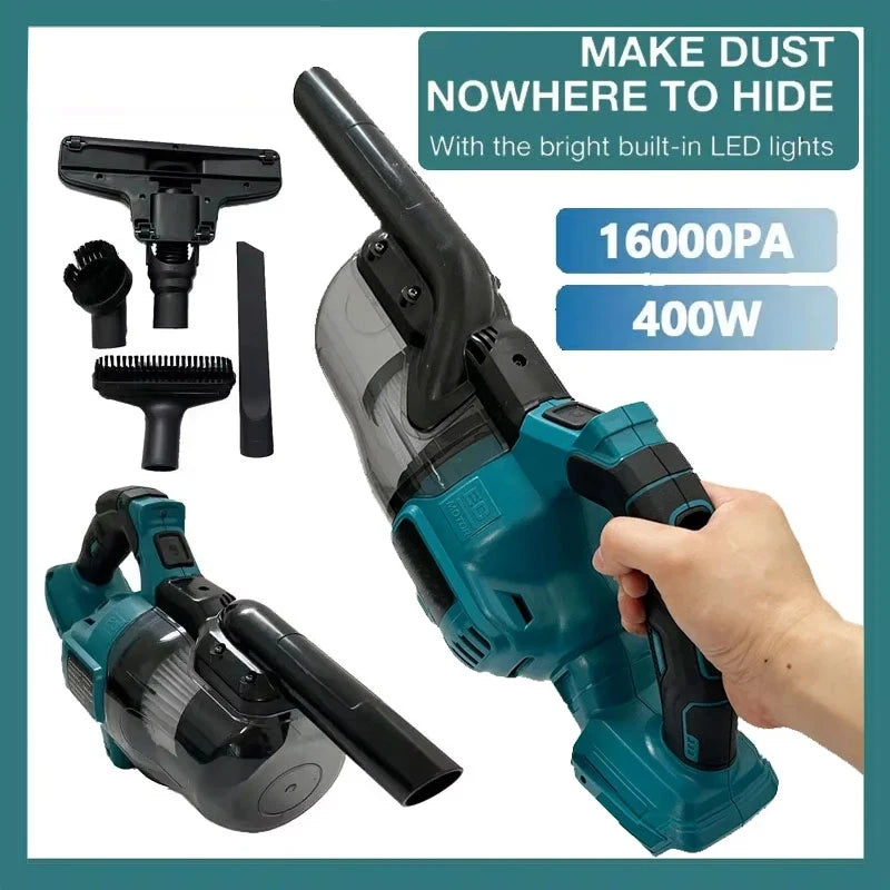 Electric Vacuum Cleaner Cordless Portable Efficient Household Industrial Construction Clean Tools Fit Makita 18V Battery