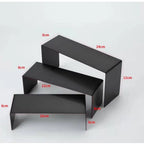 Purse Display Stand 3pc/set Stainless Steel Risers Display Stand,  Risers for Display Perfume Handbag Shoe Display Holder Stands