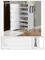 Shoe Rack Simple Home Entrance Indoor Good-Looking Storage Dustproof Dormitory Bedroom Rental House Plastic Shoe Cabinet