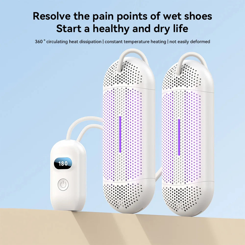 Shoe Dryer Household Multi-Functional Dehumidification UV Dryer Deodorization Rapid Drying, Foot Warming Suitable Portable Dryer