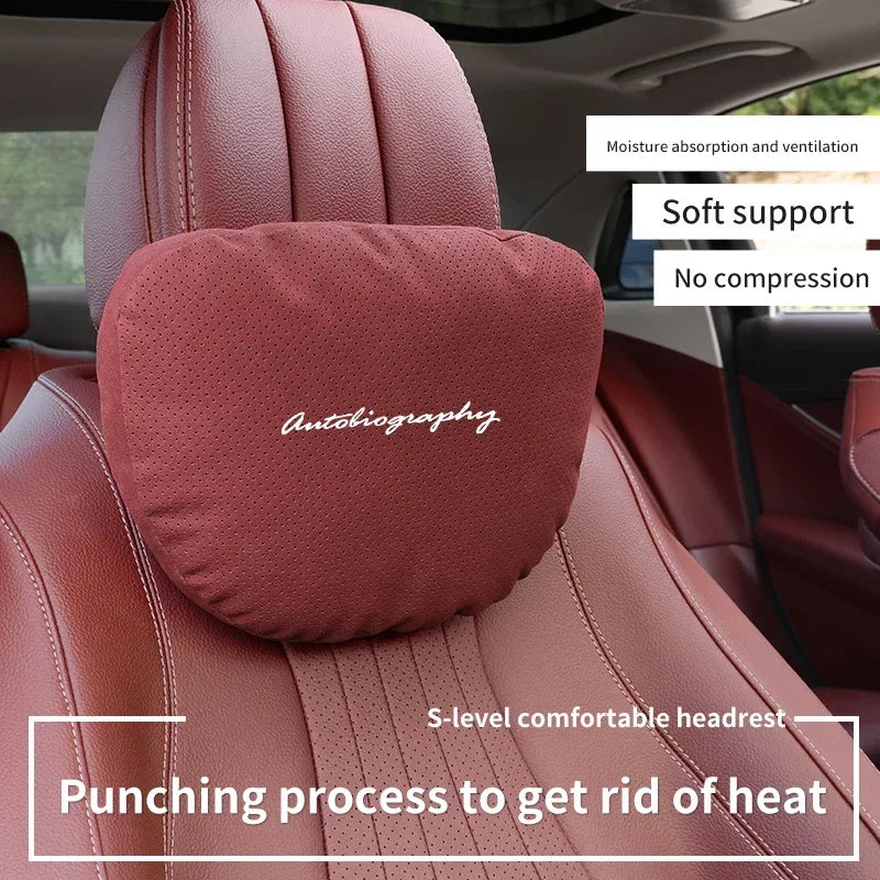 Car Interior Headrest Waist Rest For Land Rover Autogiography Auto Headrest Neck Support Seat Lumbar Cushion Soft Neck Pillow