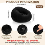 Inflatable Bean Bag Chairs for Adult Blow up Chairs Lazy Sofa Folding Portable Inflatable Chair