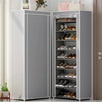 5/7/10-Layer Shoe Rack Large Dustproof Shoes Storage Hanger with Cover Simple Capacity Space-saving Shoes Cabinet Home Organizer