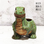 Creative Cartoon Cute Cartoon Dinosaur Flower Pot Container Ceramic Succulent Pot Flower Pot Plant Pots Home Decor