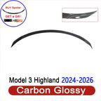 Spoiler for Tesla Model 3 Highland 2026 Accessories ABS Tail Wing New Design Lower Wind Resistance Ludicrous Auto Exterior Parts