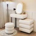 Illuminated Makeup Dressing Table with Mirror with Jewelry Cabinet Dresser Shida Furniture Organizers Mini Folding Toilet Tables