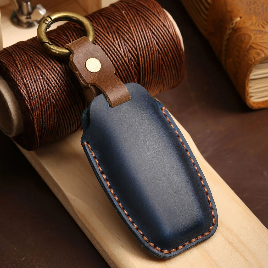 Car Key Case Cover Leather 4 Button Fob for Haval Jolion H6 H7 H4 H9 F5 F7 H2S Big Dog Great Wall Euler White Cat Keyring Holder