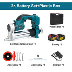 Gisam 69Mpa Brushless Electric Grease Gun 10000PSL High Pressure Car Lubricating Oil Car Maintenance For makita 18v battery pin