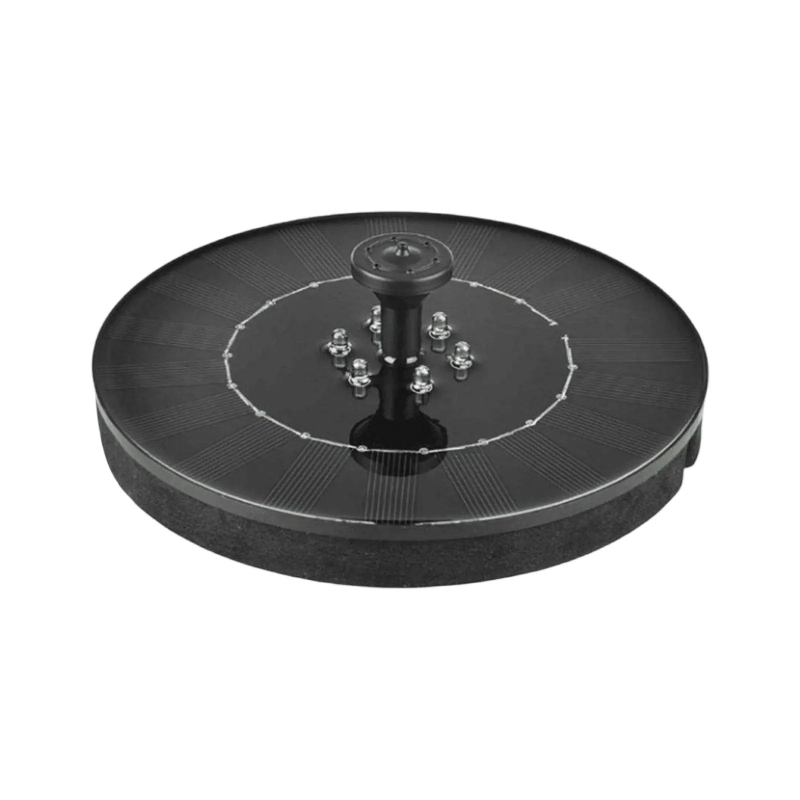 Solar Fountain Pump Floating Solar Panel Bird Baths Water Fountain with 4 Nozzles For Garden Outdoor Water Pool Pond Decor