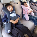 Kids Car Neck Pillow | Seat Belt Safety Sleep Aid for Comfortable Travel & Head Support