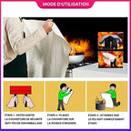 Customizable Safety Fire Blanket Fiberglass Emergency Survival Fire Shelter Extinguisher Flame Retardant Protection For Kitchen