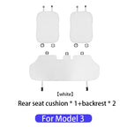 Comfortable Ice Silk Car Seat Covers for Tesla Model Y/3 (2018-2026) | Breathable