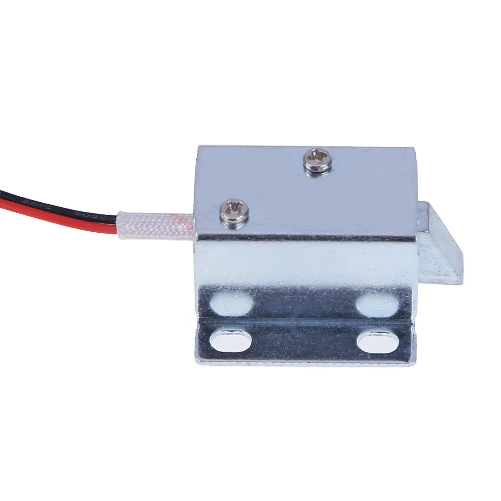 3/4/5/6pcs DC 5V-6V/DC 12V Mini Small Size Solenoid Electromagnetic Electric Control Cabinet Drawer Lock for DIY Project