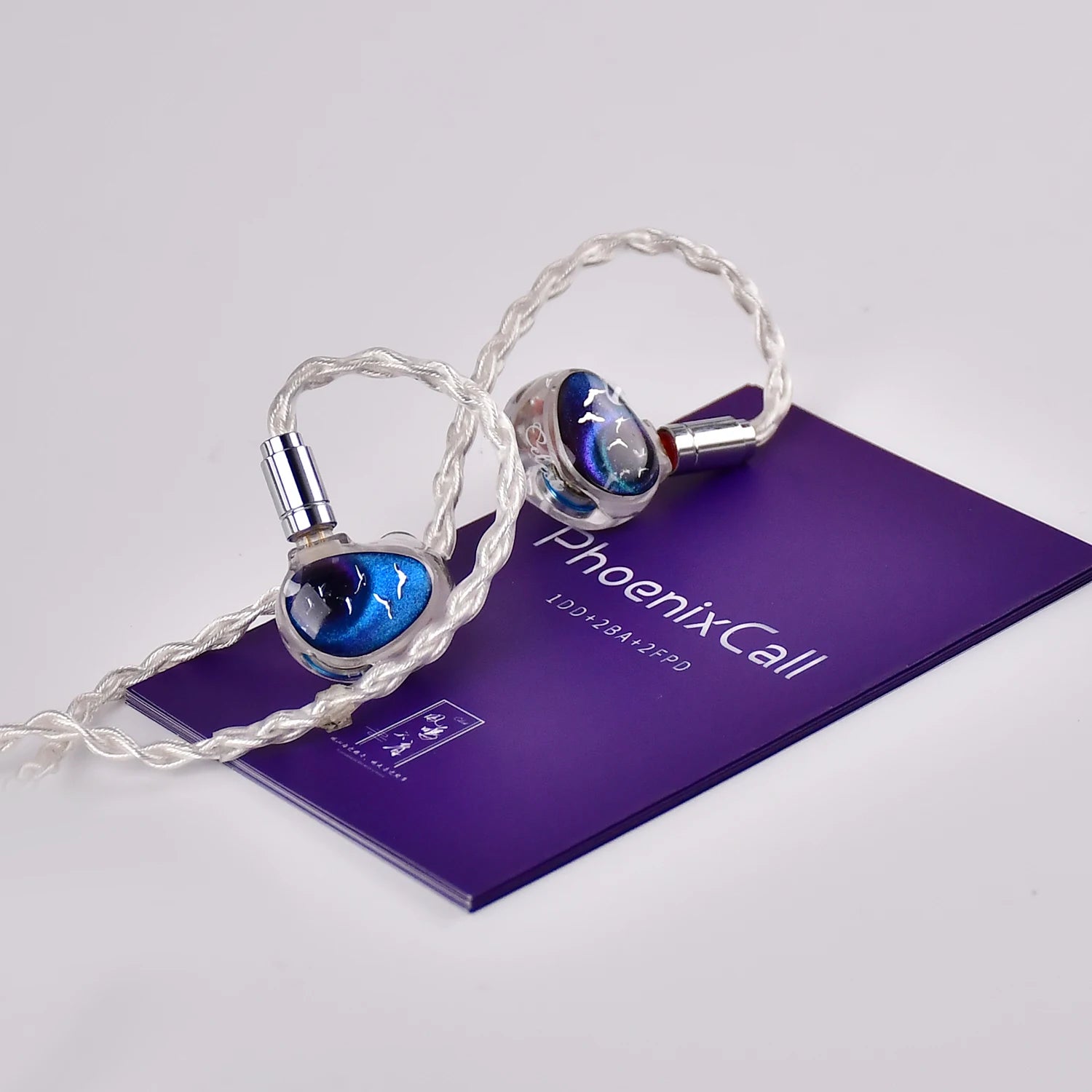 New Celest Phoenixcall Headphones 1DD+2BA+2 Flat Panel Driver in-Ear Earphone Monitors 5 Hybrid Drivers Headset for IEMs Cable