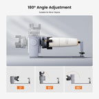AlgoLaser Laser Engraver Y-axis Rotary Roller / Chuck 4 in-1 Ideal for Engraving On Both Regular Irregular Cylindrical Objects
