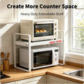 Expandable Kitchen Cabinet Organizer Multi Level Layered Storage Rack for Seasonings Dishes Spices Plates Space Saving Home