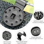 50pcs Sun Protection Shade Mesh Fixing Clips Black Round Household Garden Supplies Removable Reusable Secure Durable TMZ