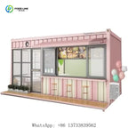 Customized Outdoor Kitchen Color Container Prefabricated Mobile Store Modular Complete Transport Container House