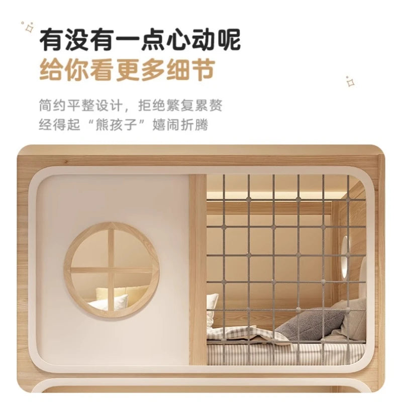 Kids Bed Kids Bedroom Furniture Children's Family Girl Beds Letto Bambini Children's Montessori Bed Wood Children's Bed
