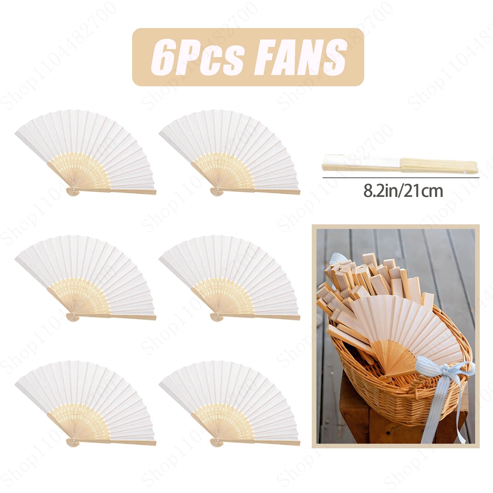 6-120Pcs 33inch Paper Umbrellas for Wedding Guest White Paper Parasol Umbrellas for Guests Wedding Photography Props with Fans