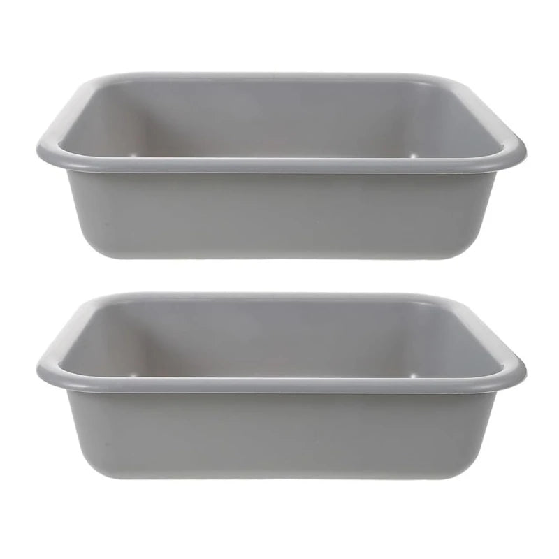 2 Pieces Kids Kitchen Sink Toy Set Realistic Play Accessories For Pretend Cooking And Cleaning 15UB