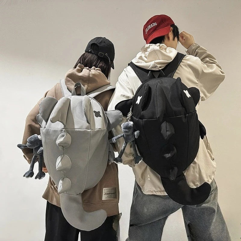 Shark Backpack for Men and Women, Trendy Brand, Niche Design, Personalized, Ugly, Cute, Creative Backpack