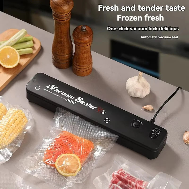 Food Sealing Portable Home Vacuum Kitchen Helper 220V Automatic Packaging Machine Food Vacuum Sealing Machine